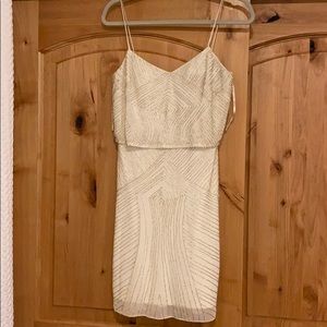Beaded White Dress